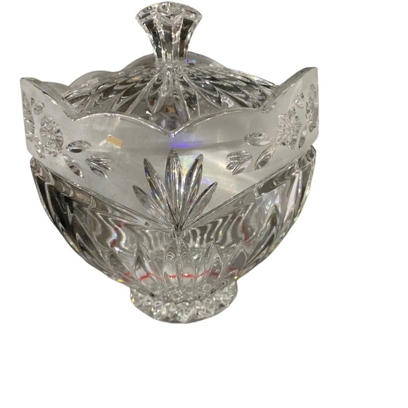 Oneida Accents Vintage Oneida Southern Garden Frosted Crystal Candy